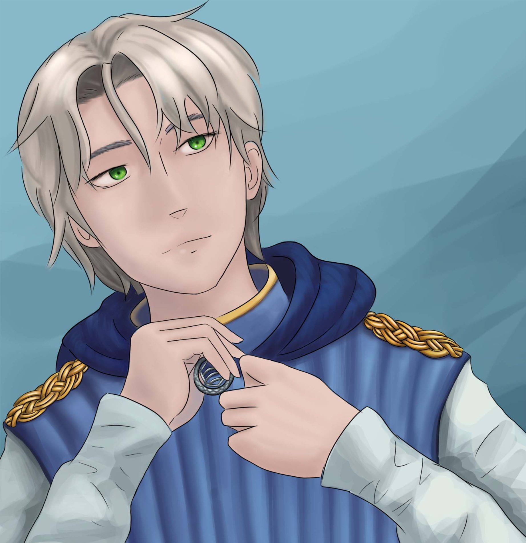 illustration d'un personnage issu d'un roman de fantasy française