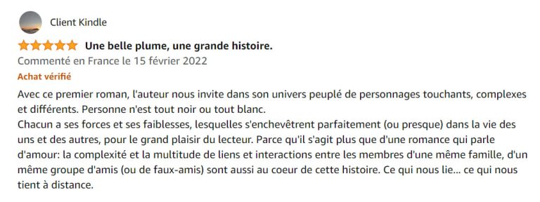 Ces liens témoignage 1