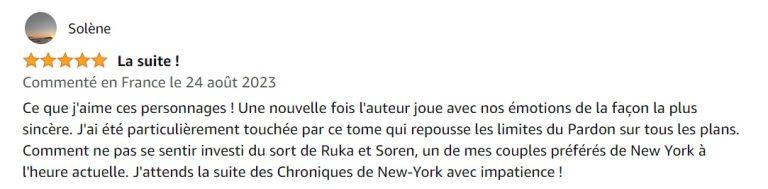 Avis positif Ces failles qui nous unissent