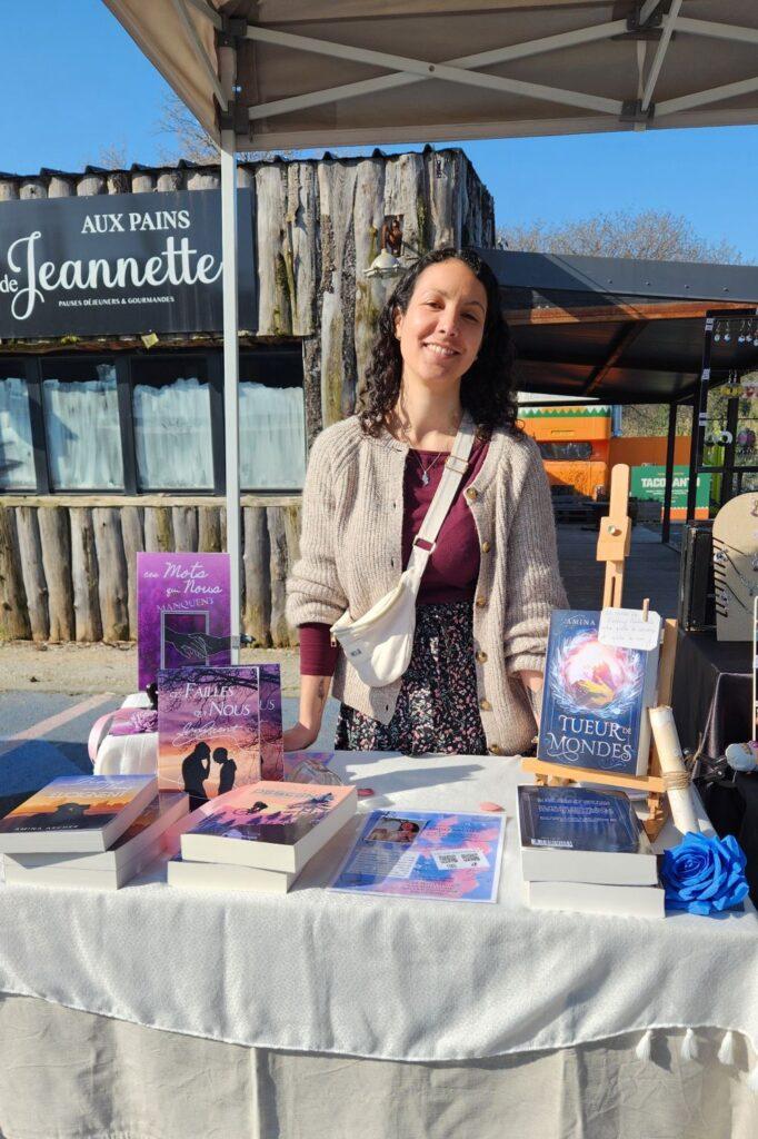 Amina Archer, autrice de romance et fantasy, exposante à Montpellier